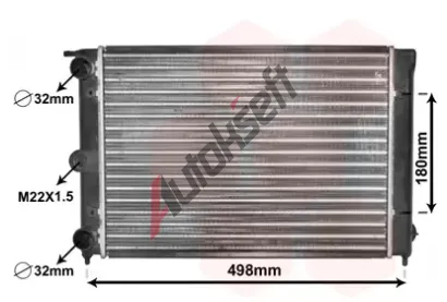 VAN WEZEL Chladi vody VAW 58002039, 58002039
