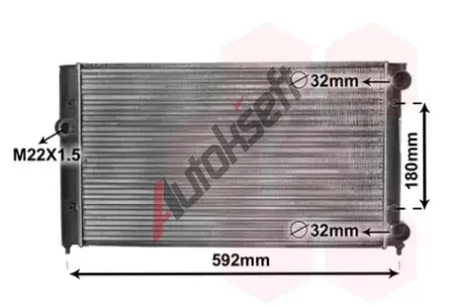 VAN WEZEL Chladi vody VAW 58002099, 58002099