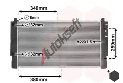 VAN WEZEL Chladi vody VAW 58002149, 58002149