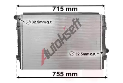VAN WEZEL Chladi vody VAW 58002336, 58002336
