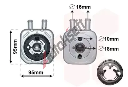 VAN WEZEL Chladi oleje VAW 58003086, 58003086