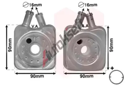 VAN WEZEL Chladi oleje VAW 58003106, 58003106