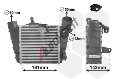 VAN WEZEL Chladi vzduchu intercooler VAW 58004213, 58004213