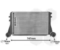 Chladi vzduchu intercooler VAN WEZEL ‐ VAW 58004227