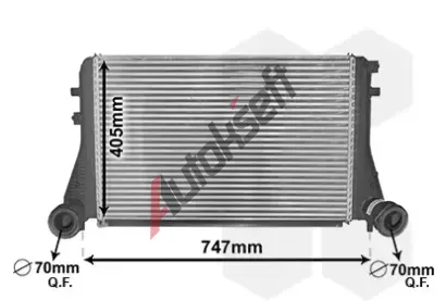 VAN WEZEL Chladi vzduchu intercooler VAW 58004227, 58004227