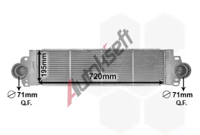 VAN WEZEL Chladi vzduchu intercooler VAW 58004233, 58004233