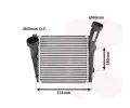 Chladi vzduchu intercooler VAN WEZEL ‐ VAW 58004235