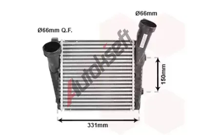 VAN WEZEL Chladi vzduchu intercooler VAW 58004235, 58004235