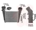 Chladi vzduchu intercooler VAN WEZEL ‐ VAW 58004238
