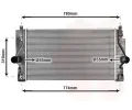 Chladi vzduchu intercooler VAN WEZEL ‐ VAW 58004246