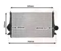 Chladi vzduchu intercooler VAN WEZEL ‐ VAW 58004251