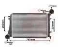 Chladi vzduchu intercooler VAN WEZEL ‐ VAW 58004268
