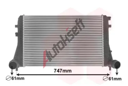 VAN WEZEL Chladi vzduchu intercooler VAW 58004306, 58004306