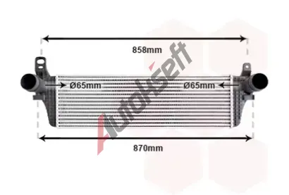 VAN WEZEL Chladi vzduchu intercooler VAW 58004313, 58004313