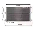 VAN WEZEL Kondenztor - klimatizace ‐ VAW 58005144