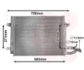 Kondenztor klimatizace VAN WEZEL ‐ VAW 58005211