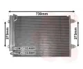 Kondenztor klimatizace VAN WEZEL ‐ VAW 58005225