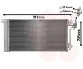 Kondenztor klimatizace VAN WEZEL ‐ VAW 58005236
