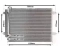 Kondenztor klimatizace VAN WEZEL ‐ VAW 58005323