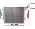 Kondenztor klimatizace VAN WEZEL ‐ VAW 58005324
