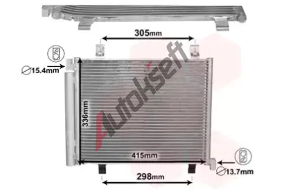 VAN WEZEL Kondenztor klimatizace VAW 58005327, 58005327