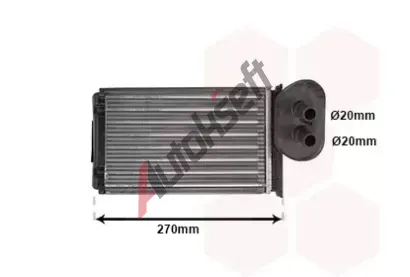 VAN WEZEL Vmnk tepla - vnitn vytpn VAW 58006296, 58006296