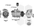 Kompresor klimatizace VAN WEZEL ‐ VAW 5800K087