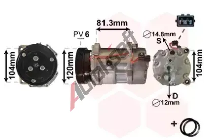 VAN WEZEL Kompresor - klimatizace VAW 5800K172, 5800K172
