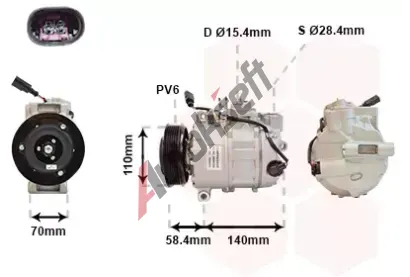 VAN WEZEL Kompresor - klimatizace VAW 5800K265, 5800K265