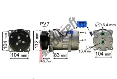 VAN WEZEL Kompresor - klimatizace VAW 5800K288, 5800K288