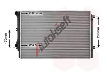 VAN WEZEL Chladi vody VAW 58012701, 58012701