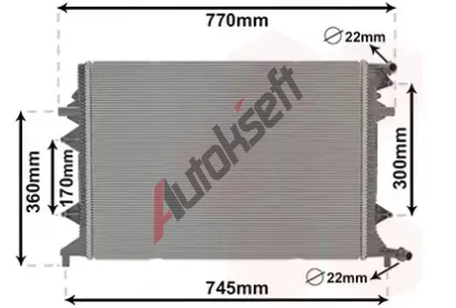 VAN WEZEL Chladi vody VAW 58012705, 58012705