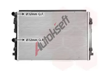 VAN WEZEL Chladič vody VAW 58012727, 58012727 VAN WEZEL Chladič vody VAW 58012727, 58012727