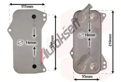 VAN WEZEL Chladi oleje automatick pevodovky VAW 58013709, 58013709