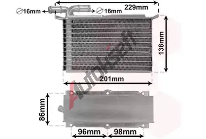 VAN WEZEL Chladi vzduchu intercooler VAW 58014703, 58014703
