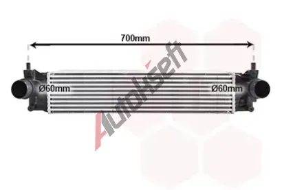 VAN WEZEL Chladi vzduchu intercooler VAW 58014704, 58014704
