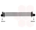 Chladi vzduchu intercooler VAN WEZEL ‐ VAW 58014714