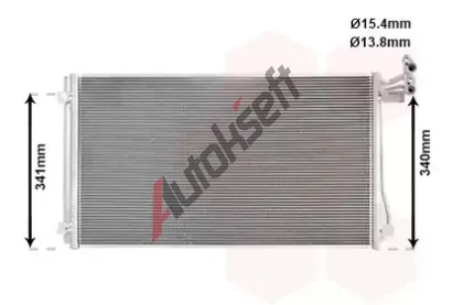 VAN WEZEL Kondenztor klimatizace VAW 58015703, 58015703