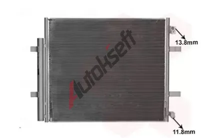 VAN WEZEL Kondenztor klimatizace VAW 58015711, 58015711