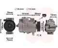Kompresor klimatizace VAN WEZEL ‐ VAW 5801K701