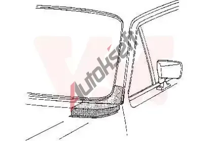 VAN WEZEL opravsk deska VAW 5810151, 5810151