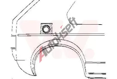 VAN WEZEL Bon stna VAW 5810190, 5810190