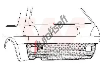 VAN WEZEL Zadn stna VAW 5812136, 5812136