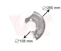 Ochrann plech proti neistotm brzdovho kotoue VAN WEZEL ‐ VAW 5812371