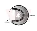 VAN WEZEL Ochrann plech proti neistotm brzdovho kotoue ‐ VAW 5814373
