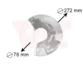 Ochrann plech proti neistotm brzdovho kotoue VAN WEZEL ‐ VAW 5823372