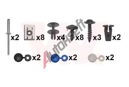 VAN WEZEL Montn sada - nraznk VAW 5827794, 5827794