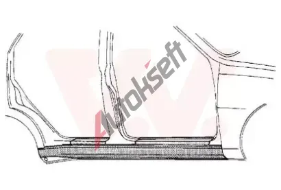 VAN WEZEL Práh dveří VAW 5834104, 5834104 VAN WEZEL Práh dveří VAW 5834104, 5834104