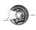 Ochrann plech proti neistotm brzdovho kotoue VAN WEZEL ‐ VAW 5839373