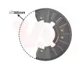 Ochrann plech proti neistotm brzdovho kotoue VAN WEZEL ‐ VAW 5846371